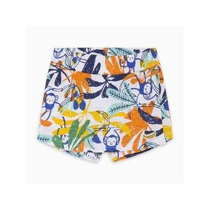 Tropical Print Kids Skort